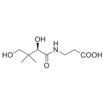 D-Pantothenic acid Structure