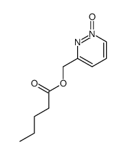 3-valeroyloxymethylpyridazine 1-oxide结构式
