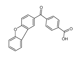 4-(dibenzofuran-2-carbonyl)benzoic acid结构式
