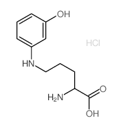 L-Ornithine,N5-(3-hydroxyphenyl)-, dihydrochloride (9CI) Structure