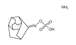 O-sulfodiadamantanone oxime ammonium salt结构式