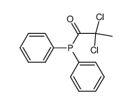 (2,2-Dichlorpropionyl)diphenylphosphan Structure