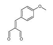 2-[(4-methoxyphenyl)methylidene]propanedial结构式