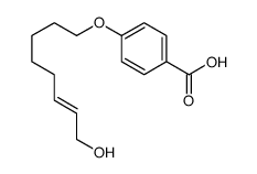 4-(8-hydroxyoct-6-enoxy)benzoic acid Structure