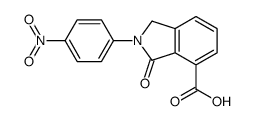 2-(4-nitrophenyl)-3-oxo-1H-isoindole-4-carboxylic acid Structure