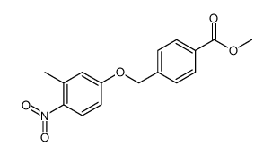 4-(3-METHYL-4-NITRO-PHENOXYMETHYL)-BENZOIC ACID METHYL ESTER结构式