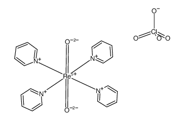 TRANS-DIOXOTETRAKIS(PYRIDINE)RHENIUM(V)& Structure