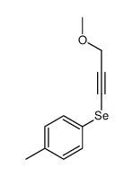 1-(3-methoxyprop-1-ynylselanyl)-4-methylbenzene结构式