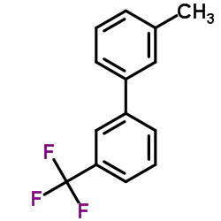 3-METHYL-3'-TRIFLUOROMETHYLBIPHENYL structure