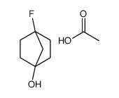 acetic acid,4-fluorobicyclo[2.2.1]heptan-1-ol结构式