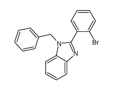 1-benzyl-2-(2-bromophenyl)benzimidazole结构式