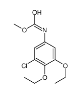 methyl N-(3-chloro-4,5-diethoxyphenyl)carbamate结构式