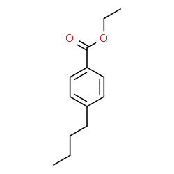 Benzoic acid, 4-butyl-, ethyl ester Structure