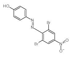 Phenol,4-[2-(2,6-dibromo-4-nitrophenyl)diazenyl]- structure