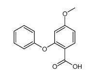 4-methoxy-2-phenoxy-benzoic acid结构式