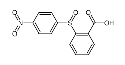 2-(4-nitro-benzenesulfinyl)-benzoic acid Structure