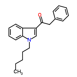 1-pentyl-3-(phenylacetyl)indole structure