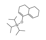 tri-isopropylsilyl 3,4,4a,5,6,7-hexahydro-1-naphthalenyl ether结构式