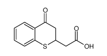 1-Thio-4-chromanone-2-acetic acid Structure