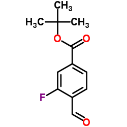 2-Methyl-2-propanyl 3-fluoro-4-formylbenzoate picture