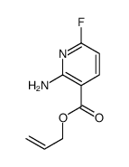 3-Pyridinecarboxylicacid,2-amino-6-fluoro-,2-propenylester(9CI)结构式