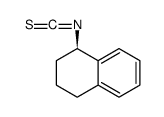 Naphthalene, 1,2,3,4-tetrahydro-1-isothiocyanato-, (1R) Structure