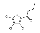trichloro-furan-2-carboxylic acid ethyl ester Structure