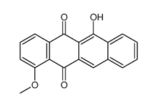 6-hydroxy-1-methoxytetracene-5,12-dione结构式