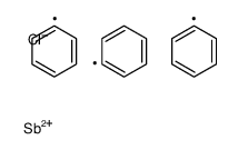 chloro(triphenyl)stibanium Structure