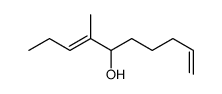 4-methyldeca-3,9-dien-5-ol结构式