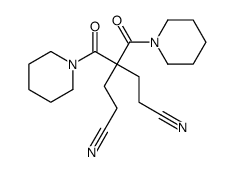 4,4-bis(piperidine-1-carbonyl)heptanedinitrile结构式