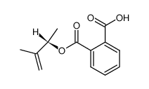 hydrogen phthalate of (S)-3-methylbut-3-en-2-ol Structure