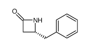 2-Azetidinone, 4-(phenylmethyl)-, (4R) Structure