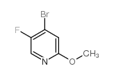 4-溴-5-氟-2-甲氧基吡啶结构式