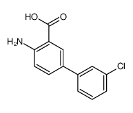 4-AMINO-3'-CHLORO-1,1'-BIPHENYL-3-CARBOXYLIC ACID Structure