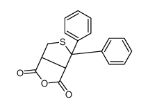 4,4-diphenyl-6,6a-dihydro-3aH-thieno[3,4-c]furan-1,3-dione结构式