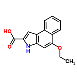 5-Ethoxy-3H-benzo[e]indole-2-carboxylic acid Structure