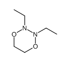 2,3-diethyl-1,4,2,3-dioxadiazinane结构式