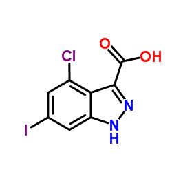 4-Chloro-6-iodo-1H-indazole-3-carboxylic acid图片