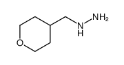 ((TETRAHYDRO-2H-PYRAN-4-YL)METHYL)HYDRAZINE Structure