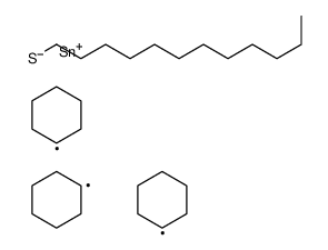 tricyclohexyl(dodecylsulfanyl)stannane结构式