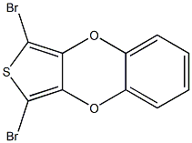 1,3-dibromobenzo[b]thieno[3,4-e][1,4]dioxine结构式