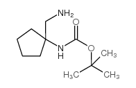 (1-(氨基甲基)环戊基)氨基甲酸叔丁酯图片