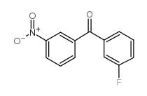 3-FLUORO-3'-NITROBENZOPHENONE结构式