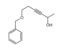 6-phenylmethoxyhex-3-yn-2-ol Structure