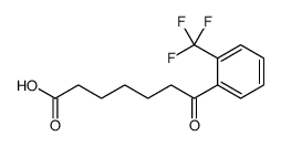 7-OXO-7-(2-TRIFLUOROMETHYLPHENYL)HEPTANOIC ACID structure