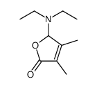 2-(diethylamino)-3,4-dimethyl-2H-furan-5-one结构式