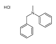 N-benzyl-N-methylaniline,hydrochloride结构式