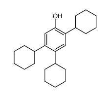 2,4,5-tricyclohexylphenol结构式