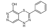 3-phenyl-1,6-dihydropyridazino[4,5-e][1,3,4]thiadiazin-5-one结构式